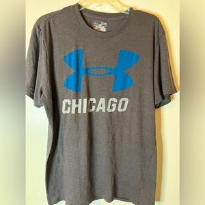 XL Grey Under Armor workout short sleeve T-Shirt